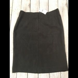 🆕J. Jill Tencel Lyocell Walnut Skirt Size 4P